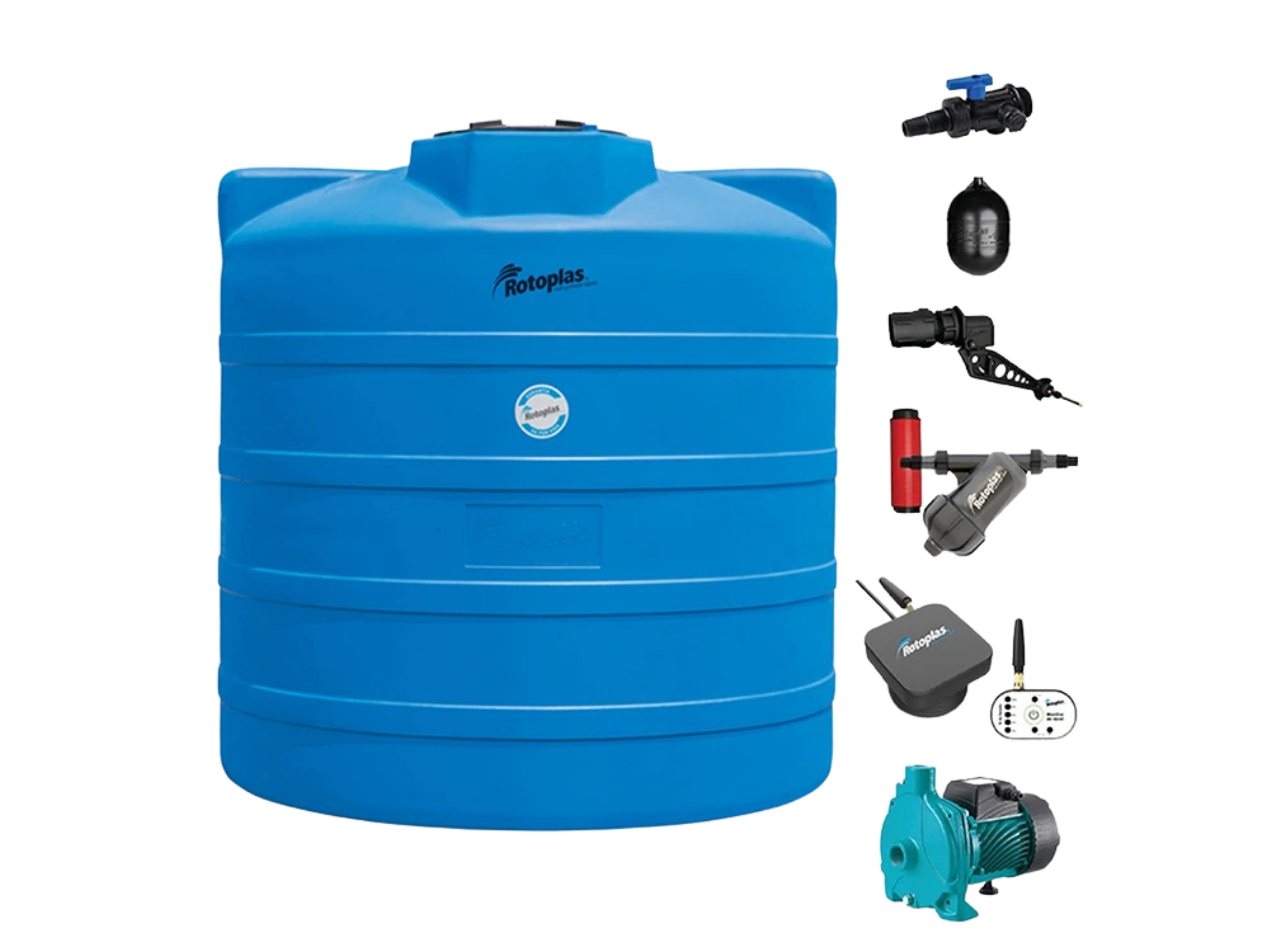 Cisterna 1000L equipo
