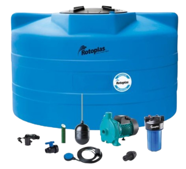 Cisterna 2800L con accesorios