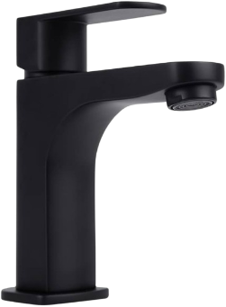 Monomando negro Dica 4438.2 acabado elegante