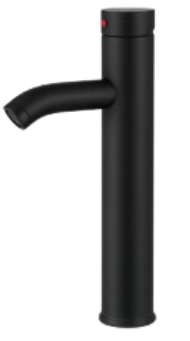 Monomando negro mate Miber GM-MA140